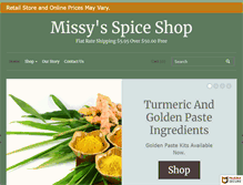 Tablet Screenshot of missysspiceshop.com